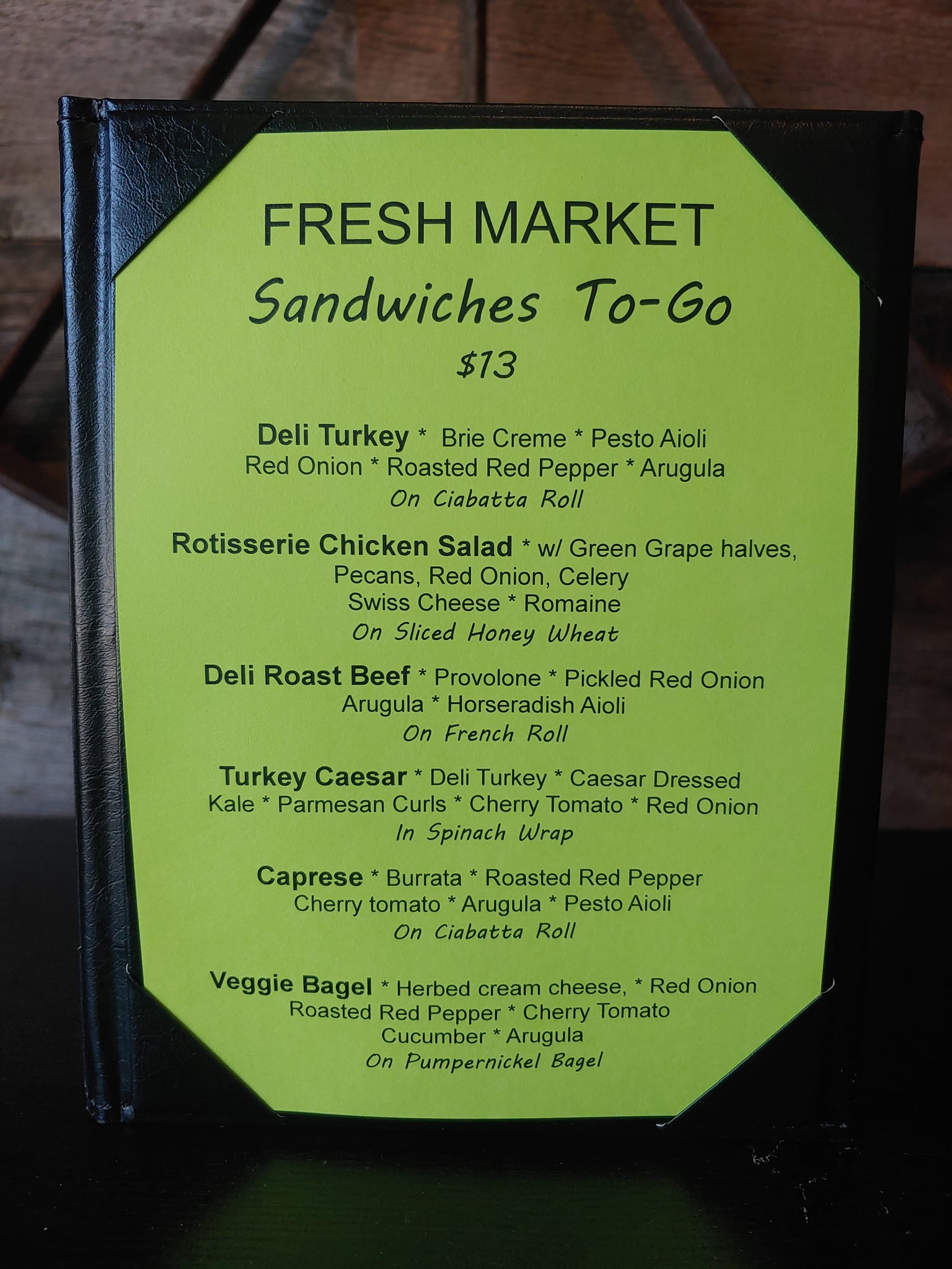 Glacier Park Lunches -  Sandwiches and Wraps to Go